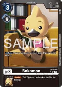 Bokomon (Limited Foil) - Chivalrous XIII - Digimon Card Game card