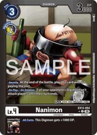 Nanimon (Limited Foil) - Chivalrous XIII - Digimon Card Game card