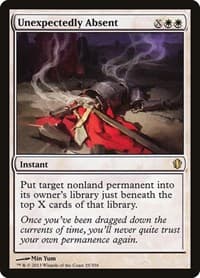 Unexpectedly Absent - Commander 2013 - Magic: The Gathering card
