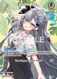 Vestia Zeta (SR) - Extra Booster: Summer hologram - Hololive card