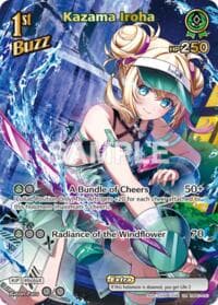 Kazama Iroha (UR) - Extra Booster: Summer hologram - Hololive card