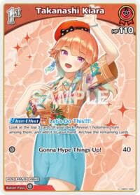Takanashi Kiara (U) - Extra Booster: Summer hologram - Hololive card