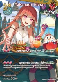 Takanashi Kiara (SR) (hBP01-067) - Extra Booster: Summer hologram - Hololive card