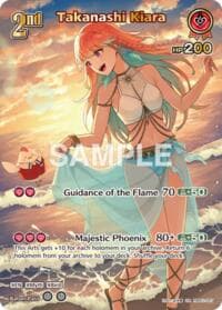 Takanashi Kiara (UR) - Extra Booster: Summer hologram - Hololive card