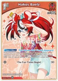 Hakos Baelz (U) - Extra Booster: Summer hologram - Hololive card