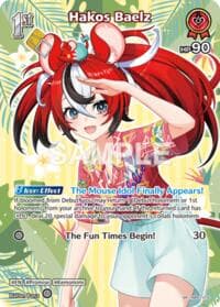 Hakos Baelz (SR) - Extra Booster: Summer hologram - Hololive card