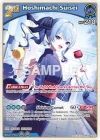 Hoshimachi Suisei (RR) - Extra Booster: Summer hologram - Hololive card