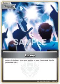 Encore (C) - Extra Booster: Summer hologram - Hololive card