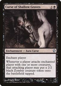 Curse of Shallow Graves - Commander 2013 - Magic: The Gathering card