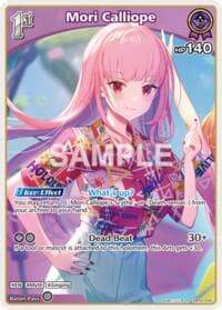 Mori Calliope (R) - Extra Booster: Summer hologram - Hololive card