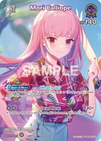 Mori Calliope (SR) (hBP02-058) - Extra Booster: Summer hologram - Hololive card