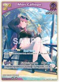 Mori Calliope (RR) - Extra Booster: Summer hologram - Hololive card