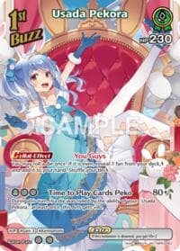 Usada Pekora (SR) (hBP03-023) - Extra Booster: Summer hologram - Hololive card