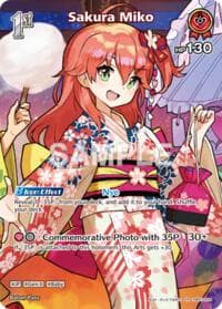 Sakura Miko (SR) - Extra Booster: Summer hologram - Hololive card