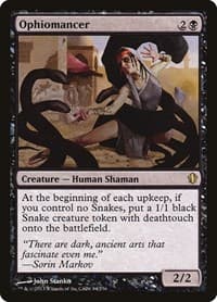 Ophiomancer - Commander 2013 - Magic: The Gathering card