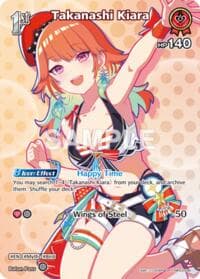 Takanashi Kiara (SR) (hBP03-036) - Extra Booster: Summer hologram - Hololive card