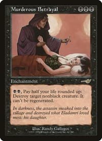 Murderous Betrayal - Nemesis - Magic: The Gathering card