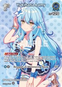Yukihana Lamy (SR) - Extra Booster: Summer hologram - Hololive card