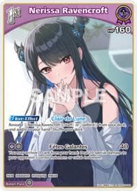 Nerissa Ravencroft (R) - Extra Booster: Summer hologram - Hololive card