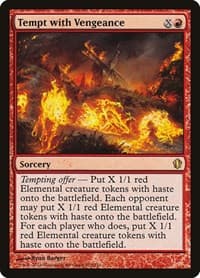 Tempt with Vengeance - Commander 2013 - Magic: The Gathering card