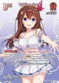 Tokino Sora (SR) (hEB01-005) - Extra Booster: Summer hologram - Hololive card