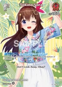 Tokino Sora (SR) (hEB01-007) - Extra Booster: Summer hologram - Hololive card