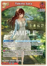 Tokino Sora (RR) - Extra Booster: Summer hologram - Hololive card