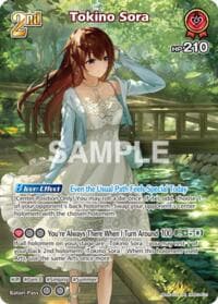 Tokino Sora (SR) (hEB01-010) - Extra Booster: Summer hologram - Hololive card