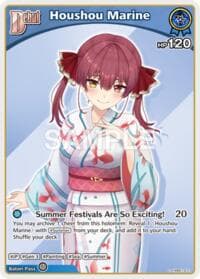 Houshou Marine (C) (hEB01-011) - Extra Booster: Summer hologram - Hololive card