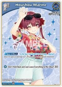 Houshou Marine (U) (hEB01-014) - Extra Booster: Summer hologram - Hololive card