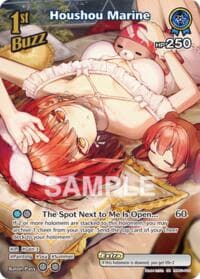 Houshou Marine (SR) (hEB01-015) - Extra Booster: Summer hologram - Hololive card