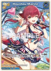 Houshou Marine (R) (hEB01-016) - Extra Booster: Summer hologram - Hololive card