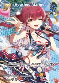 Houshou Marine (SR) (hEB01-016) - Extra Booster: Summer hologram - Hololive card