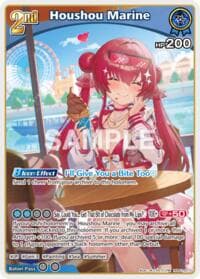 Houshou Marine (RR) (hEB01-017) - Extra Booster: Summer hologram - Hololive card