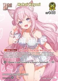 Hakui Koyori (SR) (hEB01-019) - Extra Booster: Summer hologram - Hololive card