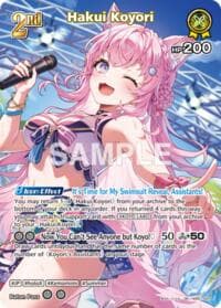 Hakui Koyori (SR) (hEB01-023) - Extra Booster: Summer hologram - Hololive card