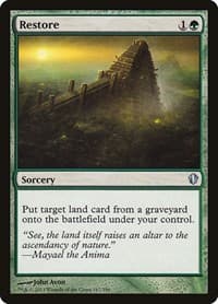Restore - Commander 2013 - Magic: The Gathering card