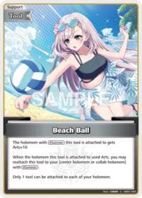 Beach Ball (C) - Extra Booster: Summer hologram - Hololive card