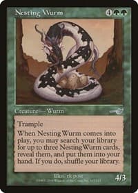 Nesting Wurm - Nemesis - Magic: The Gathering card