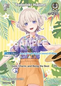 Todoroki Hajime (SR) - Extra Booster: Summer hologram - Hololive card
