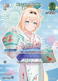 Kazama Iroha (SR) (hSD06-005) - Extra Booster: Summer hologram - Hololive card