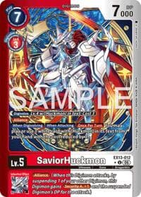 SaviorHuckmon (Limited Foil) - Chivalrous XIII - Digimon Card Game card