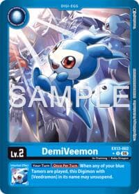 DemiVeemon (Limited Foil) - Chivalrous XIII - Digimon Card Game card