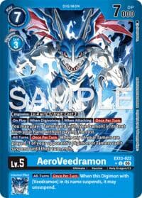 AeroVeedramon (Limited Foil) - Chivalrous XIII - Digimon Card Game card