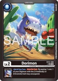 Dorimon (Limited Foil) - Chivalrous XIII - Digimon Card Game card