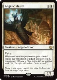 Angelic Sleuth - Commander: Foundations - Magic: The Gathering card