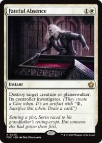 Fateful Absence - Commander: Foundations - Magic: The Gathering card