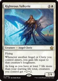 Righteous Valkyrie - Commander: Foundations - Magic: The Gathering card