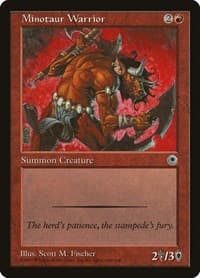 Minotaur Warrior - Portal - Magic: The Gathering card