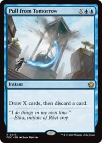 Pull from Tomorrow - Commander: Foundations - Magic: The Gathering card